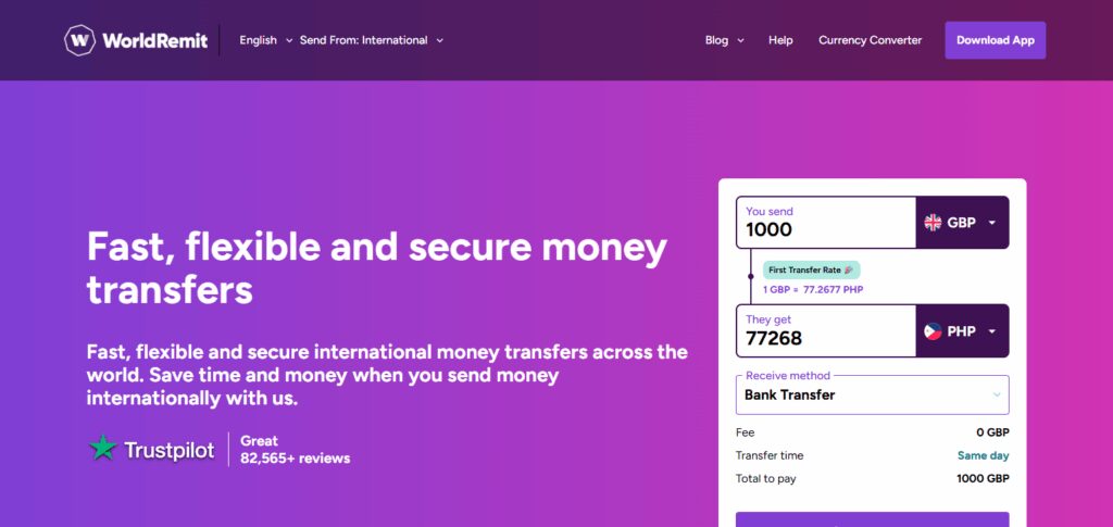 11 Best Ogvio Alternatives for 2026 | Top Competitors 6 WorldRemit
