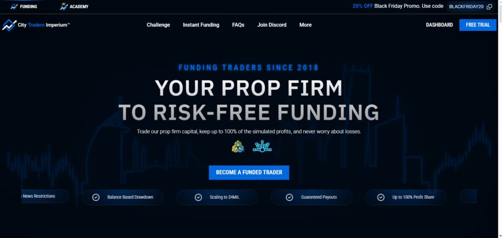 9 Best Prop Firms In Jordan 4 City Traders Imperium (CTI)