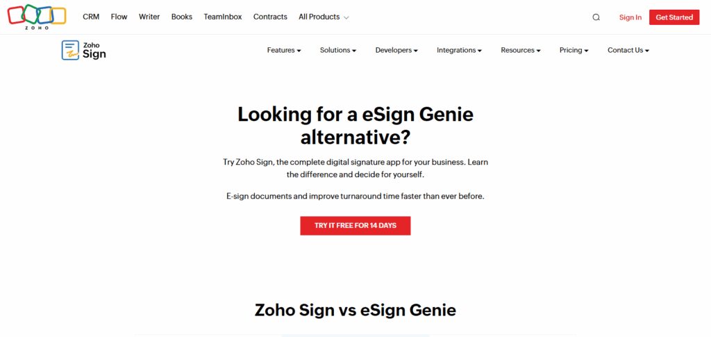 10 Best Doc Signing Softwares for Secure e-Signatures 7 Zoho Sign