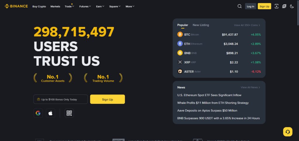 10 Best Crypto Exchanges That Reward Users for Holding Stablecoins 2 Binance