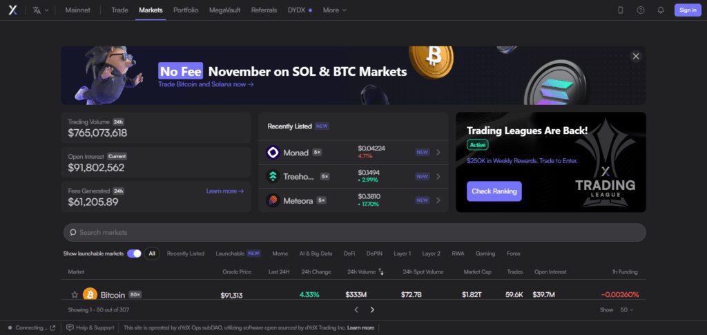 10 Best Passive KYC-Less DeFi Savings Accounts in 2026 9 dYdX