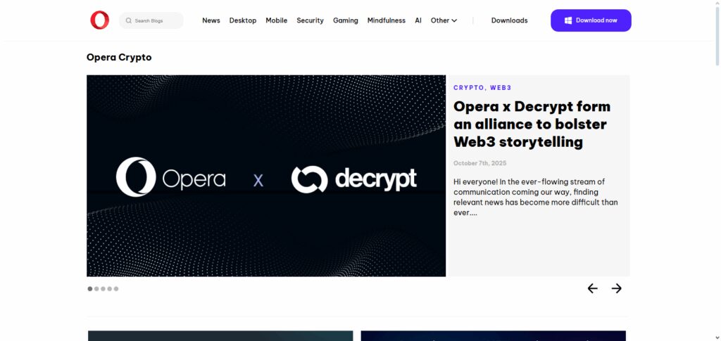 10 Best Web3 Browsers with In-Built On-Chain Security Alerts 3 Opera Crypto Browser