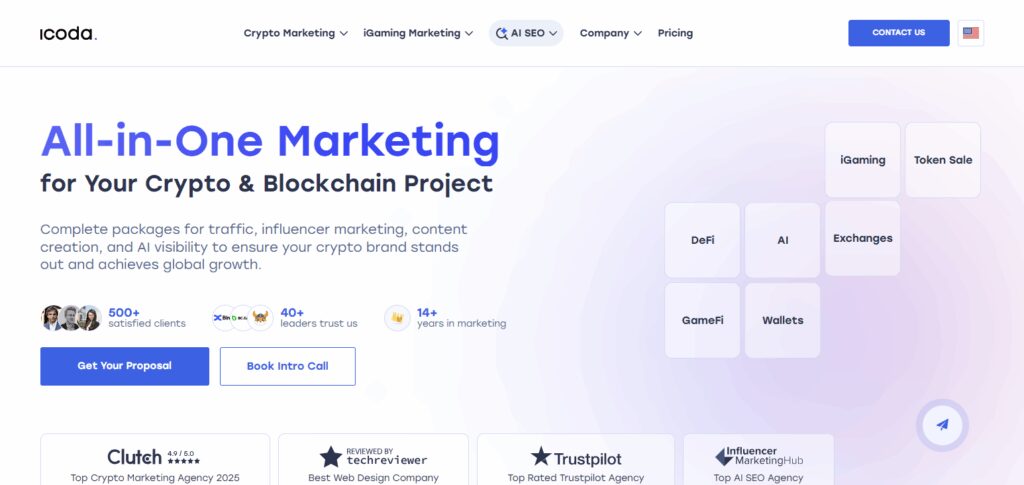 10 Best Crypto Brand Reputation Management Agencies (ORM Web3) 5 ICODA