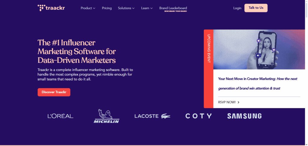 10 Best Crypto Influencer Verification Platforms for Safe Promotions 6 Traackr