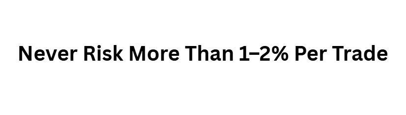 Never Risk More Than 1–2% Per Trade