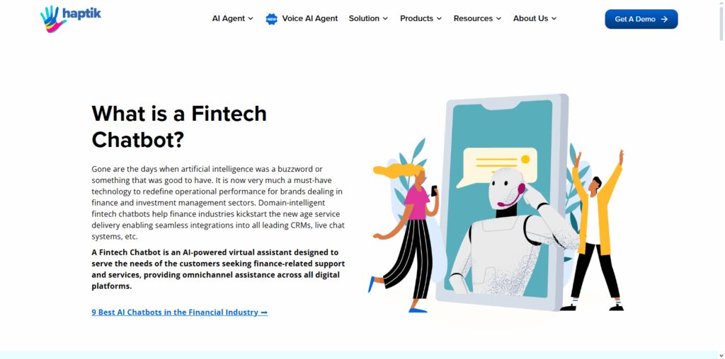 Haptik Finance Bot