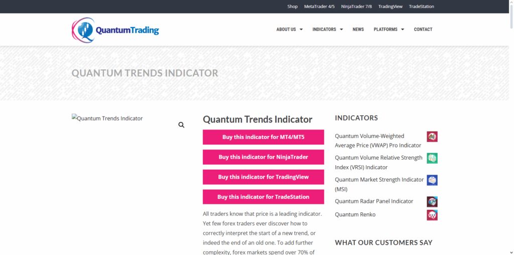 10 Best AI Indicators for MetaTrader (MT4/MT5) 7 Quantum Trend Detector