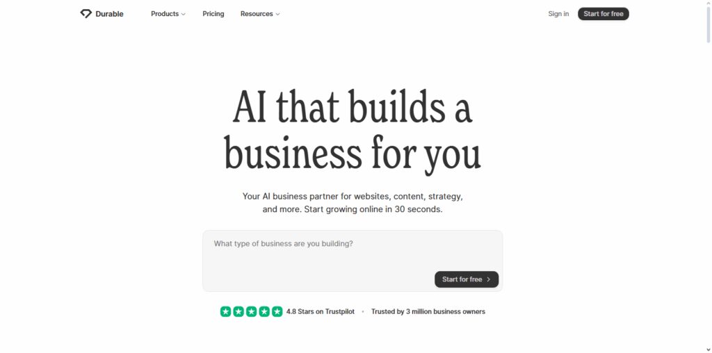 11 Best No-Code AI Website Builders in 2026 8 Durable AI