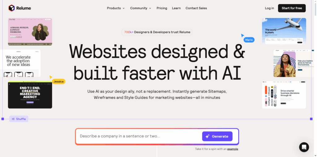 11 Best No-Code AI Website Builders in 2026 9 Relume AI
