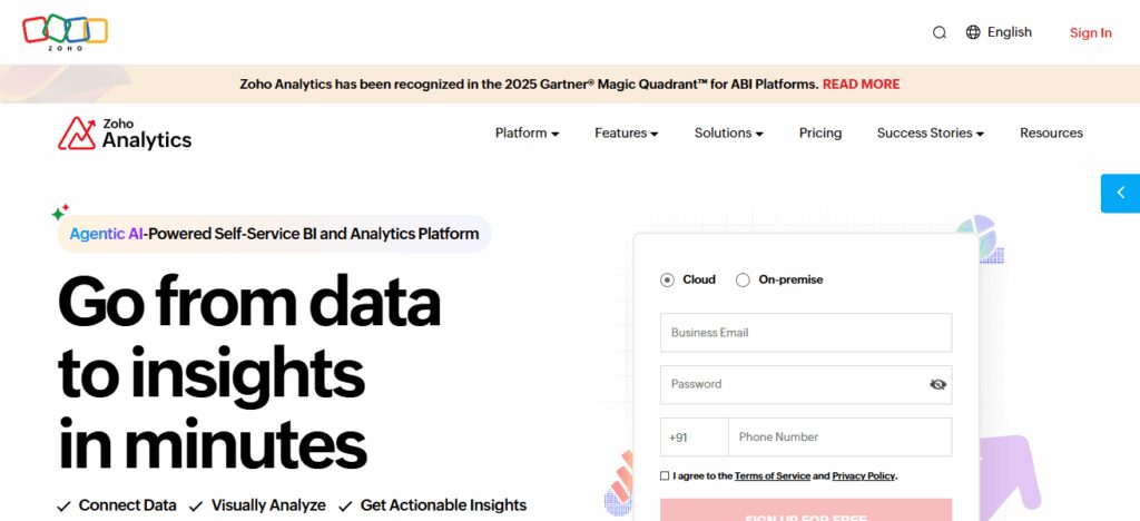 Zoho Analytics