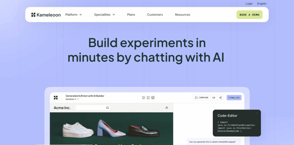 10 Best AI Tools for Website Conversion Rate Optimization (CRO) 10 Kameleoon