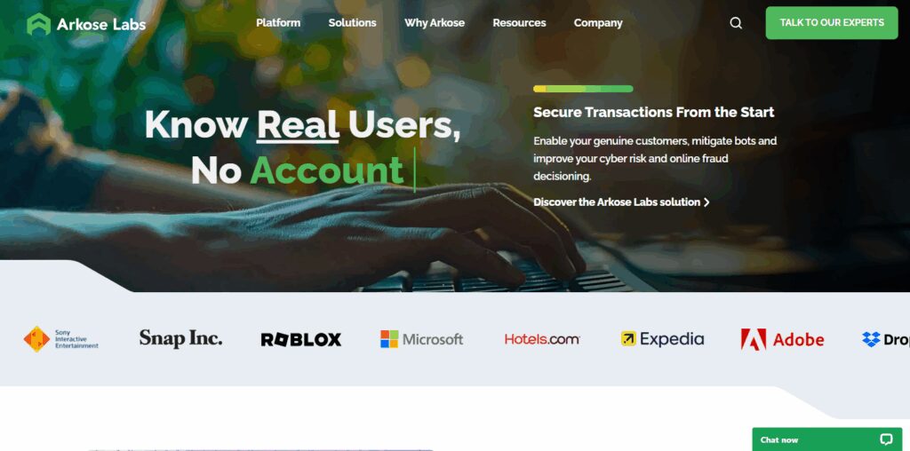 10 Best AI-Powered Fraud Prevention & Payment Security Solutions for Global Websites 2 Arkose Labs