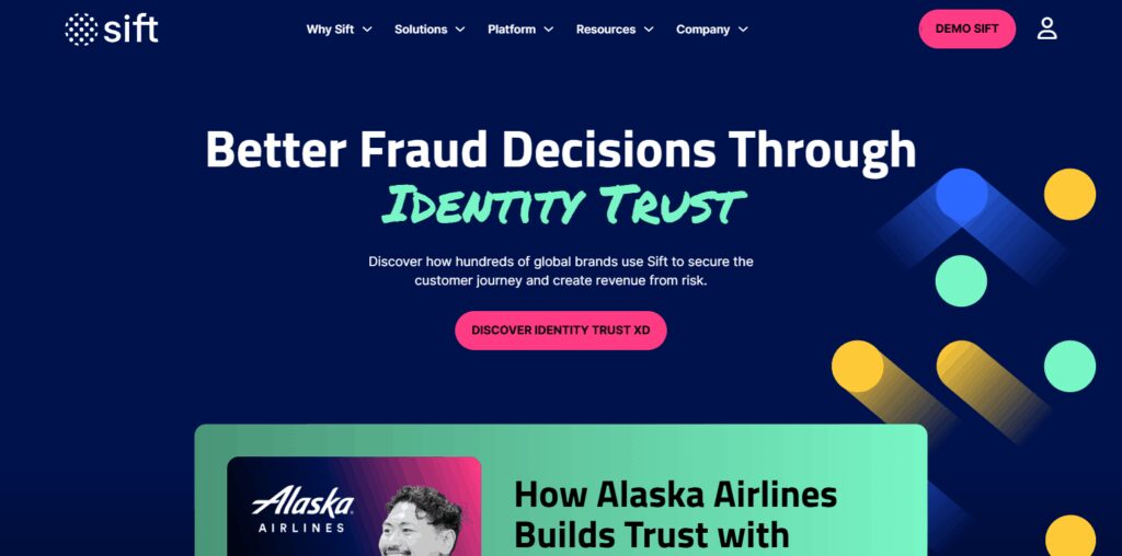 10 Best AI-Powered Fraud Prevention & Payment Security Solutions for Global Websites 5 Sift