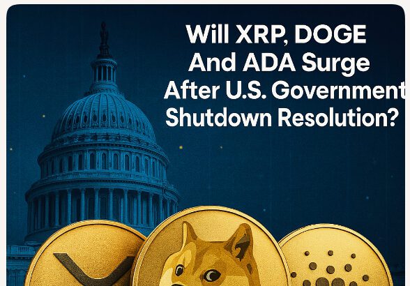 Will XRP, DOGE & ADA Surge After U.S. Govt Shutdown?