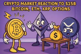 Crypto Market Reaction to $15B Bitcoin, ETH, XRP Options