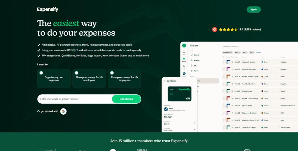 10 Best ReisPay Alternatives In 2026 for Payments & Expenses 5 Expensify