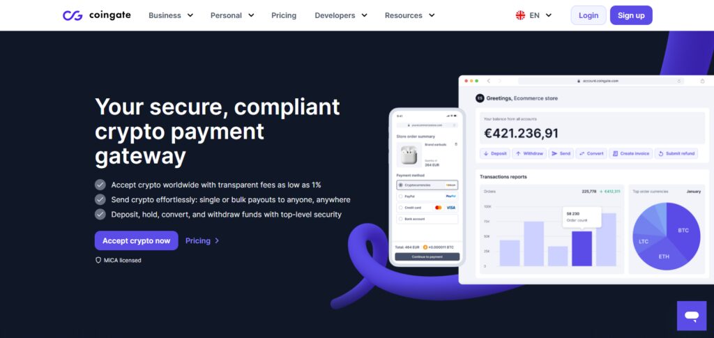 11 Best CheckoutX Crypto Alternatives In 2026 5 CoinGate