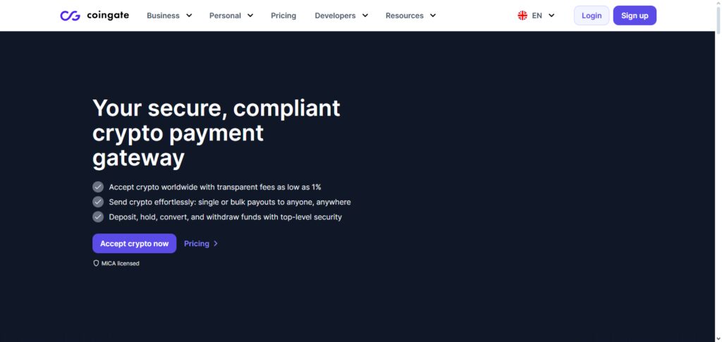 11 Best CryptoTeller Alternatives for Secure Crypto Payments 2026 6 CoinGate