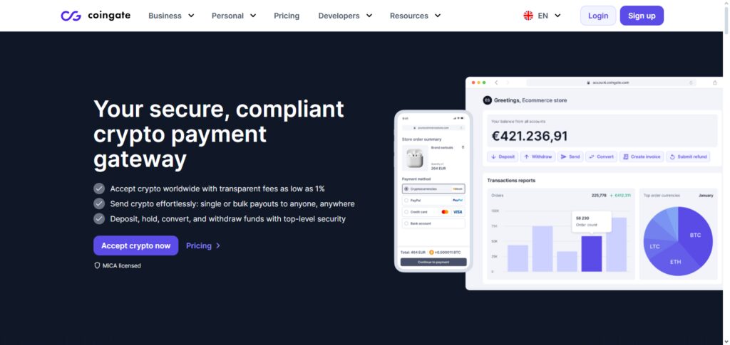 11 Best OpenCryptoPay Alternatives for Secure & Fast Crypto Payments 2026 6 CoinGate