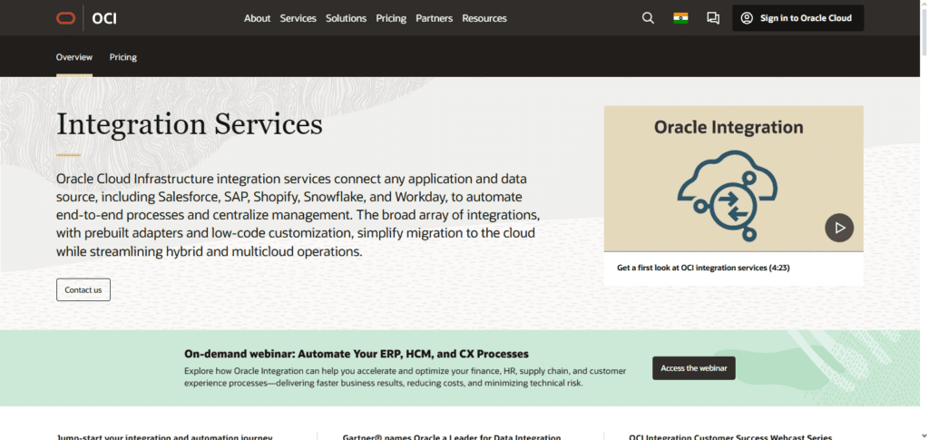 Oracle Integration Cloud