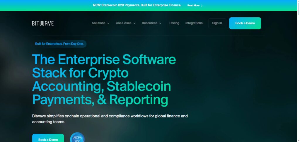 Bitwave Compliance‑as‑a‑Service