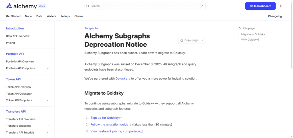 Alchemy Subgraphs