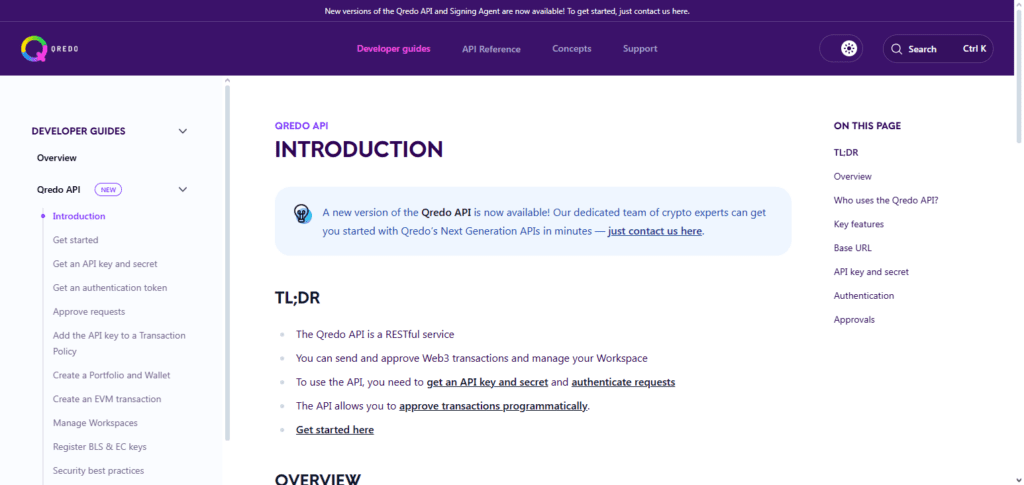 Qredo API