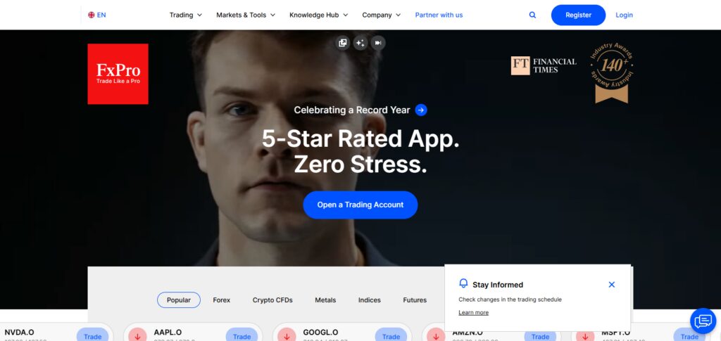 10 Best Forex Brokers for UK Traders After Leverage Restrictions In 2026 9 FxPro