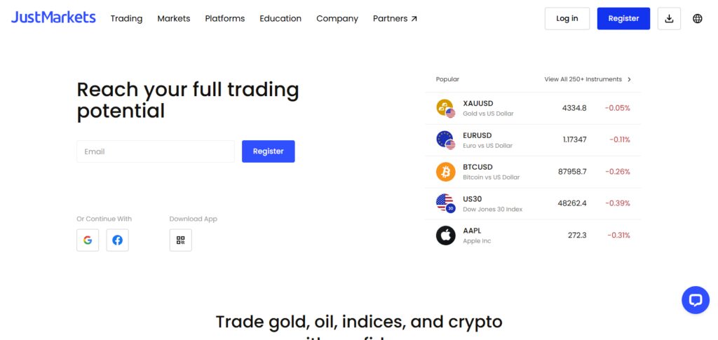 JustMarkets 