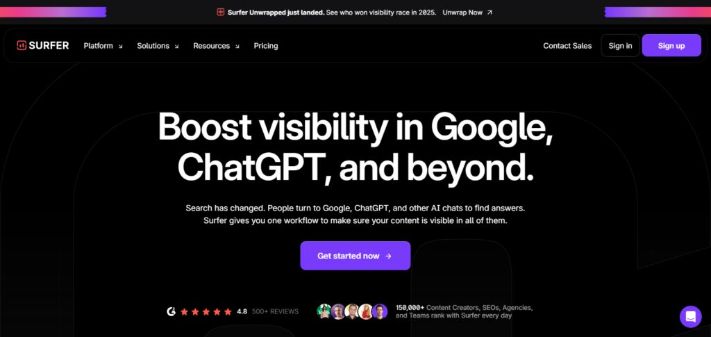 11 Best AI SEO Tools for Finance Bloggers 2 Surfer SEO