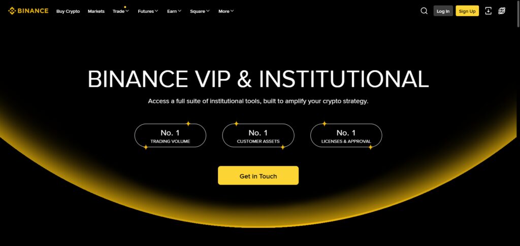Binance Institutional