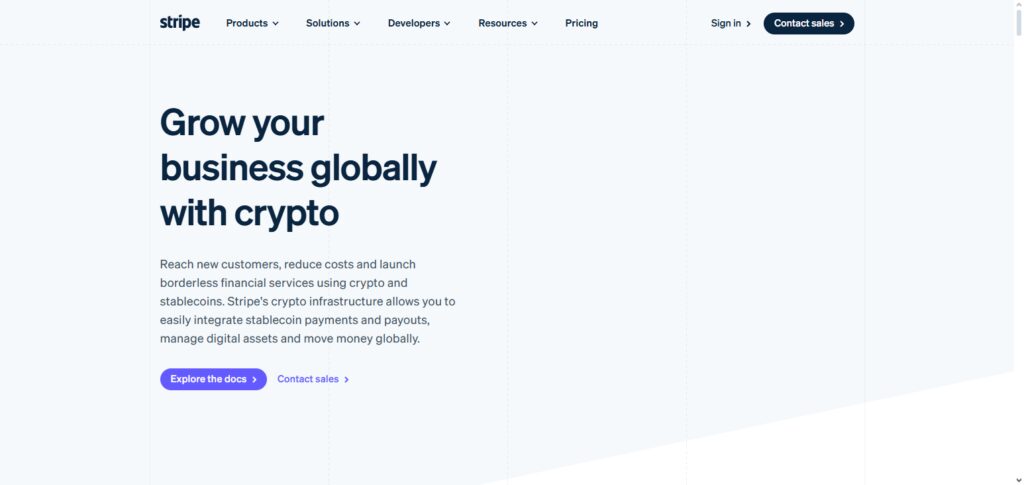 Stripe (Crypto‑enabled)