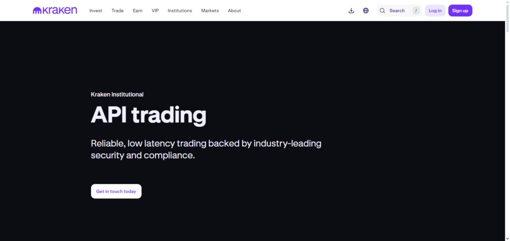 Kraken Institutional APIs
