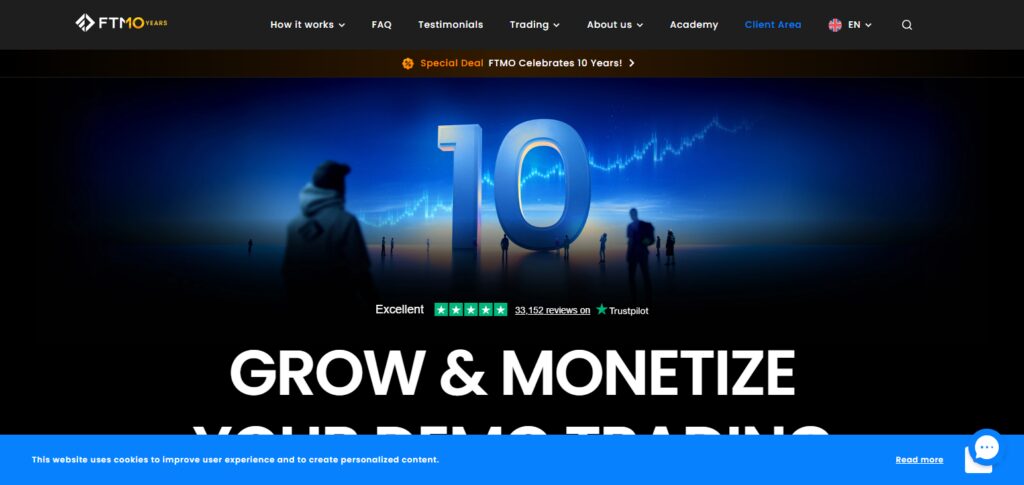 FTMO – Multi-Platform Institutional Prop Firm