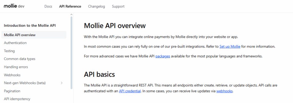 Mollie API