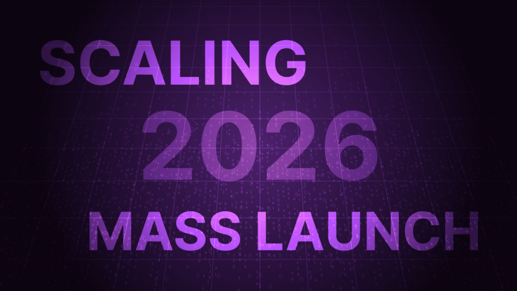 Scaling and mass launch in 2026
