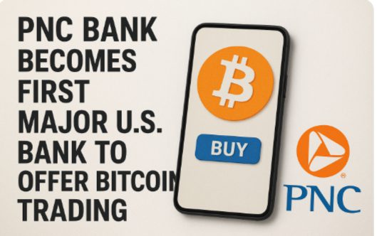PNC Bank Becomes First Major U.S. Bank to Offer Bitcoin Trading