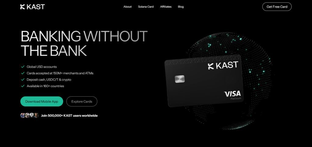 10 Binance Card Alternatives in 2026 8 Kast Card (Visa)