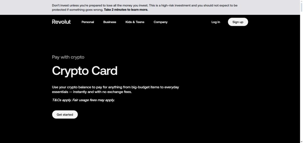 Revolut Card (Crypto)