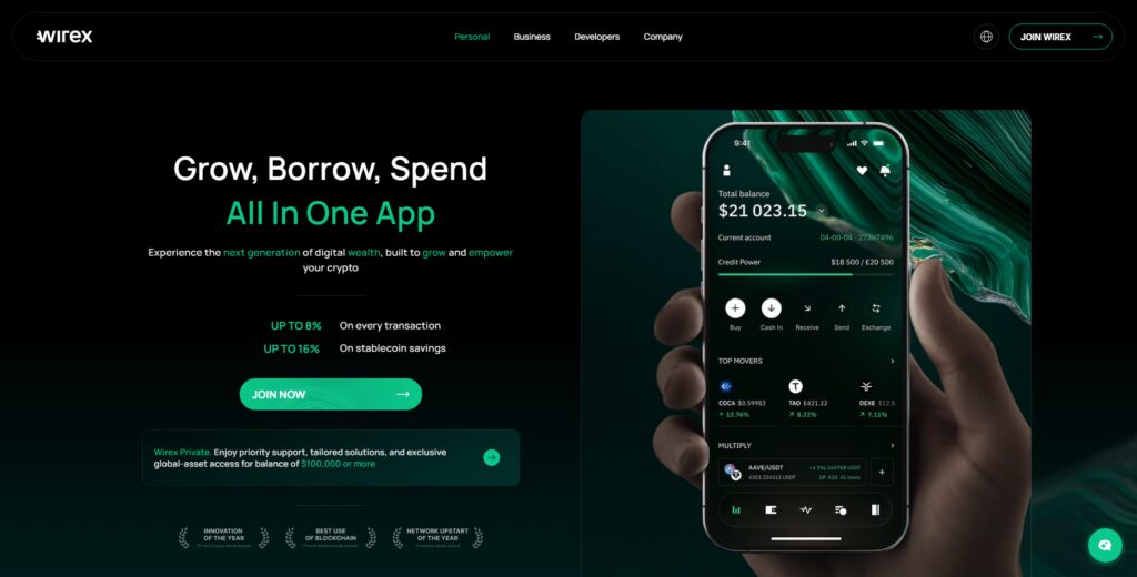 Wirex Card — Multi-Asset Card with High Cryptoback