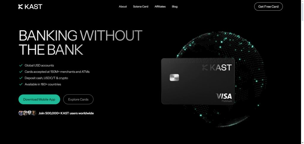 KAST Crypto Card