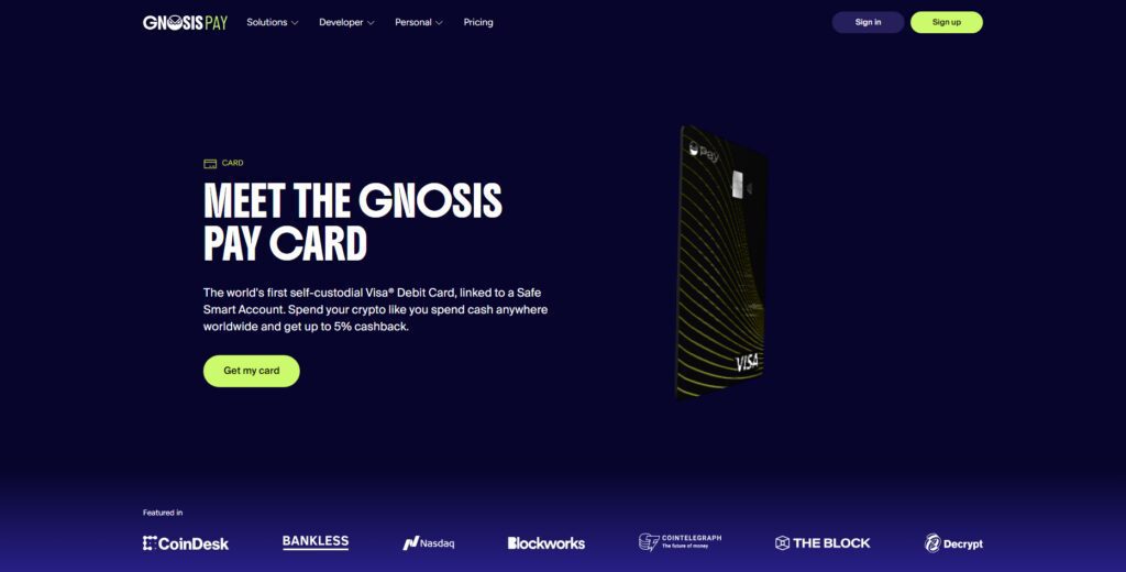 Monolith Card Alternative – Gnosis Pay Debit Card