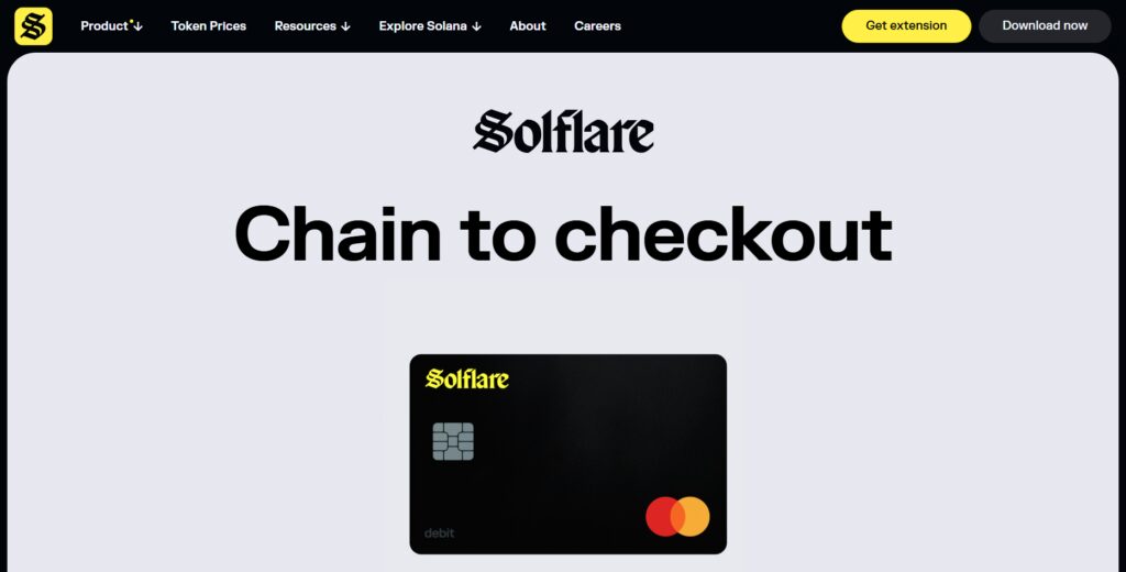 Monolith Card Alternative – Solflare Card