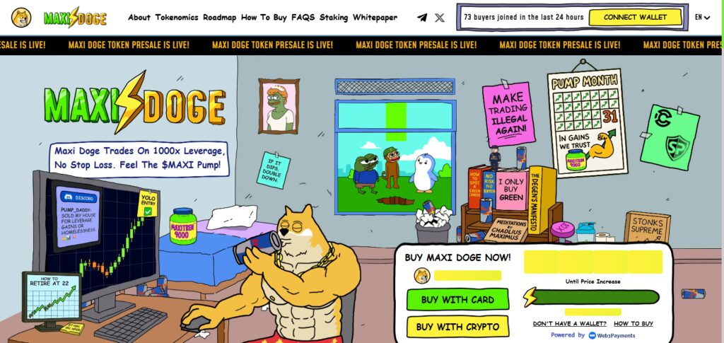 Best Crypto Presales Backed by Strong Teams in 2026 3 Maxi Doge (MAXI)