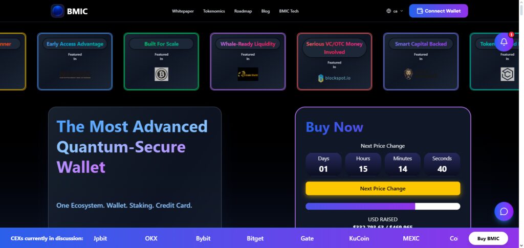 Best Crypto Presales Backed by Strong Teams in 2026 4 BMIC Token (BMIC)