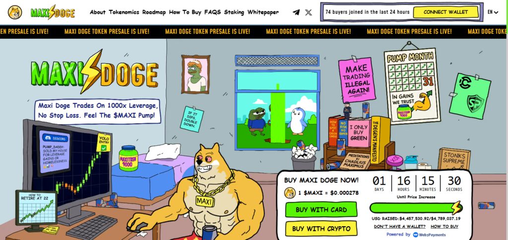 10 Best Crypto Presales with Audit & KYC in 2026 8 Maxi Doge (MAXI)