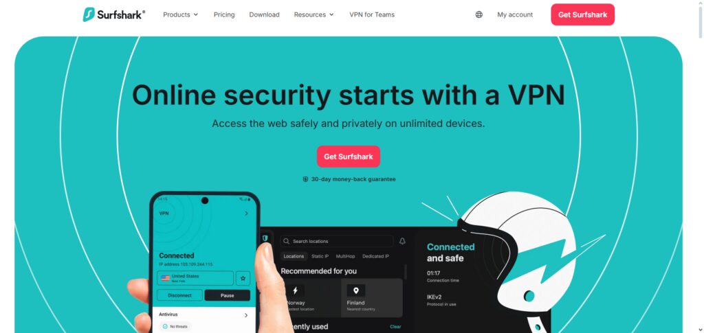 10 Best VPNs for Disney+ & Prime Video in 2026 2 Surfshark VPN