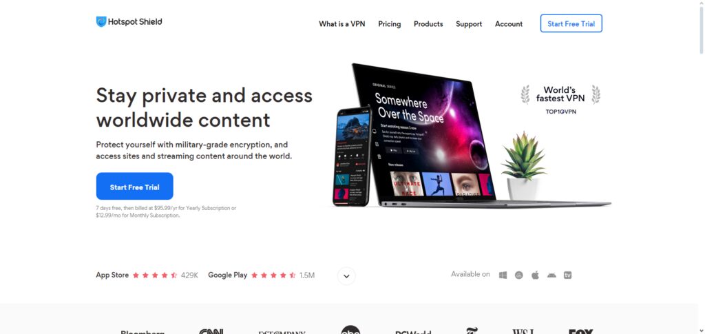 10 Best VPNs for Streaming Without Buffering in 2026 4 Hotspot Shield
