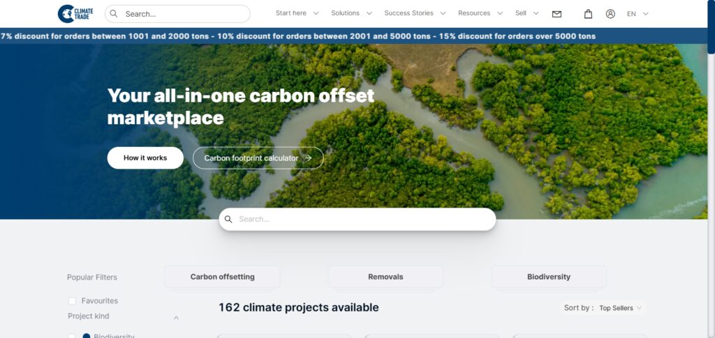10 Best Platforms for Investing in Tokenized Carbon Credits 4 ClimateTrade
