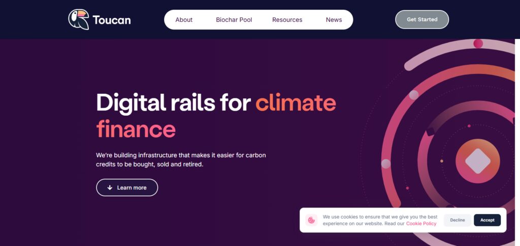 10 Best Platforms for Investing in Tokenized Carbon Credits 3 Toucan protocol
